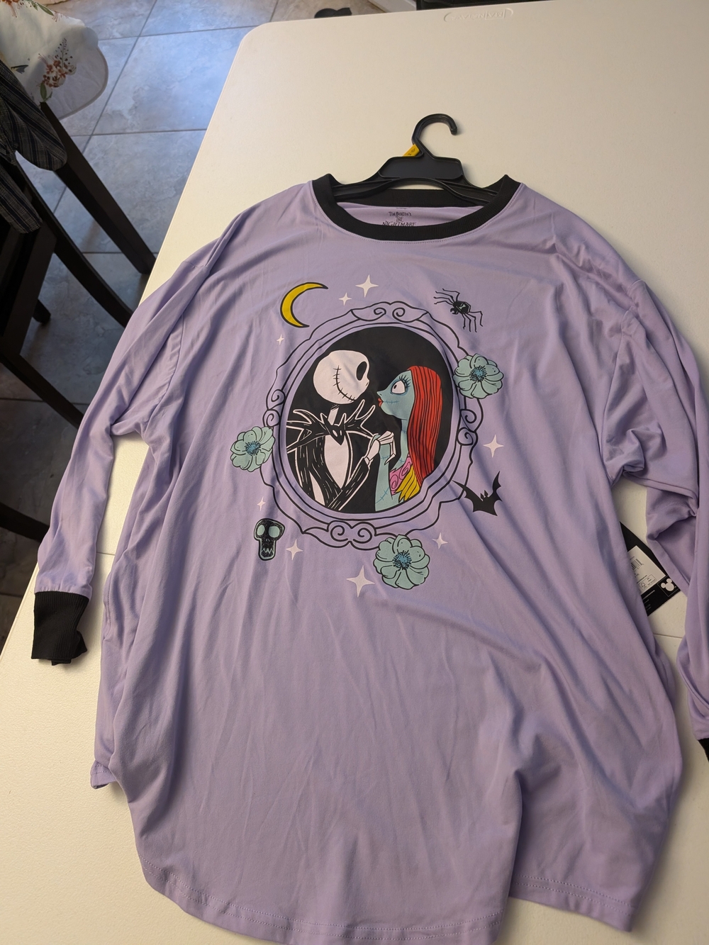 Brand New Nightmare Before Christmas Themed Sleep Shirt